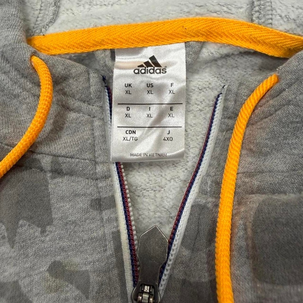 Adidas Messi gray zip-up hoodie - Picture 5 of 6